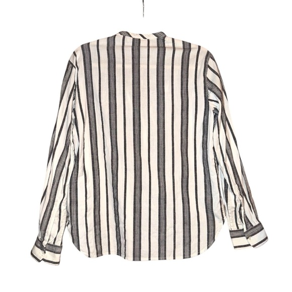 VANESSA BRUNO Blue Stripe 100% Cotton Button-Up Shirt EU 38 US Size M/6 - Picture 9 of 13